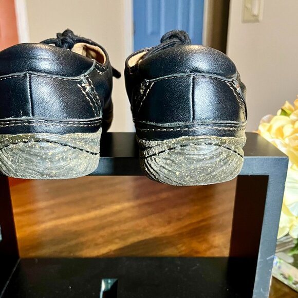Women's Brand New Clarks Dynamic Drive Black Leather Artisan Shoes Size 7.5 - Picture 5 of 7
